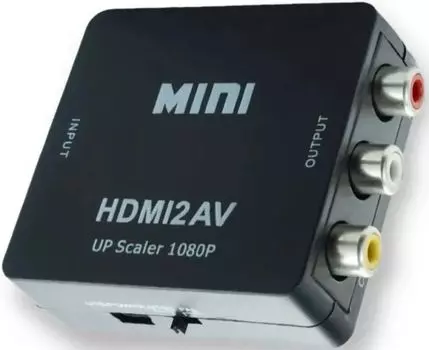 Переходник (адаптер) HDMI(19F)-3xRCA(F), черный PREMIER (5-984B)