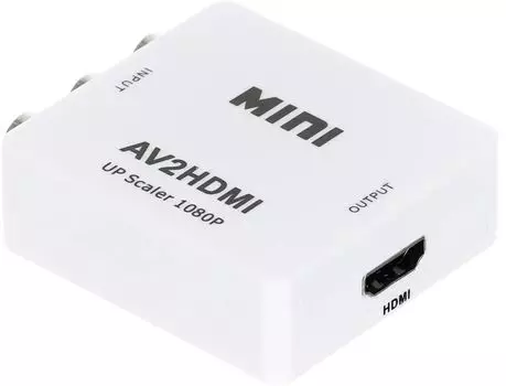 Переходник (адаптер) HDMI(19F)-3xRCA(F) v1.4, белый PREMIER (5-985w)