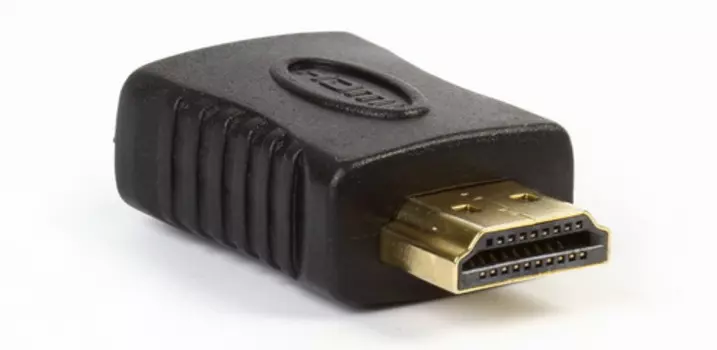 Переходник (адаптер) HDMI(19F)-HDMI(19M), черный Smartbuy (A113)