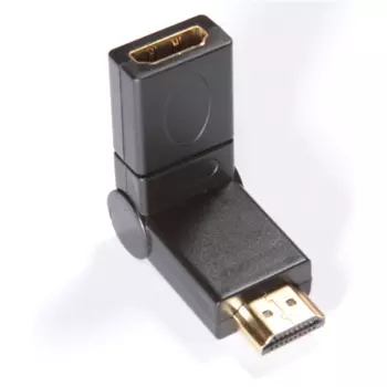 Переходник (адаптер) HDMI(19M)-HDMI(19F), черный Greenconnect GC-CV310 (GC-CV310)