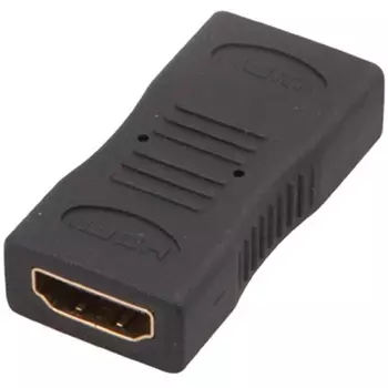 Переходник (адаптер) HDMI(19M)-HDMI(19M), черный REXANT (17-6806)