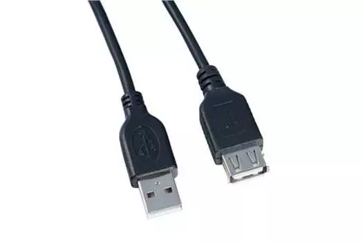 Кабель-удлинитель USB(Am)-USB(Af), 5 м, черный, PERFEO (U4505)