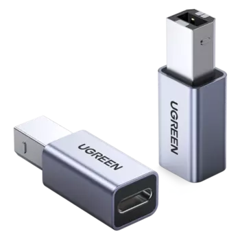 Переходник (адаптер) USB-USB Type-C, серебристый UGREEN US382 (20120)
