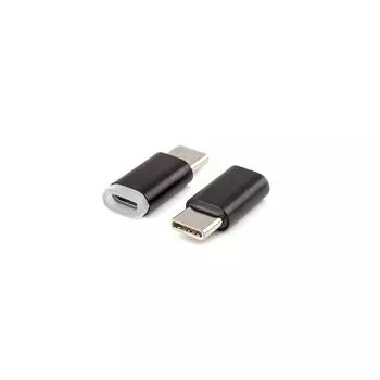 Переходник (адаптер) USB Type-C-Micro USB, черный ATCOM AT8101 (AT8101)