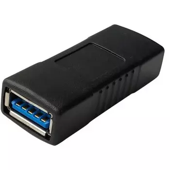 Переходник (адаптер) USB 3.0(Af)-USB 3.0(Af), черный KS-IS (KS-400)