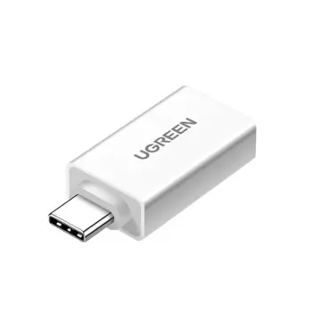 Переходник (адаптер) USB-USB Type-C, белый UGREEN US173 (30155)