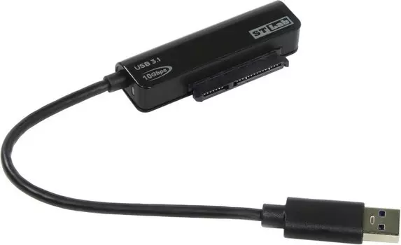 Переходник (адаптер) USB 3.1(Am)- 2.5" SATA 6G, 0,15, черный STLab U-1450