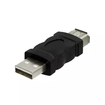 Переходник (адаптер) USB-USB, черный, Greenconnect (GC-UAM2AF)