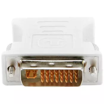 Переходник (адаптер) DVI(M)-VGA(15F), белый Gembird (A-DVI-VGA)