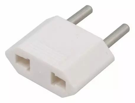 Переходник питания (адаптер) универсальный-Europlug(M), 6A, белый REXANT Тефаль (11-1041)