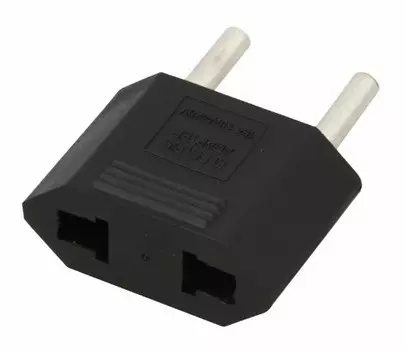 Переходник питания (адаптер) универсальный-Europlug(M), 6A, черный REXANT Тефаль (11-1042)
