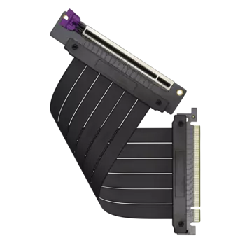 Переходник-удлинитель (адаптер) PCI-Ex16(M)-PCI-Ex16(F), экранированный, 200 mm, черный Cooler Master (MCA-U000C-KPCI30-200)