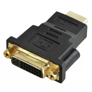 Переходник (адаптер) DVI-D(25F)-HDMI(19M), черный VCOM (VAD7819)