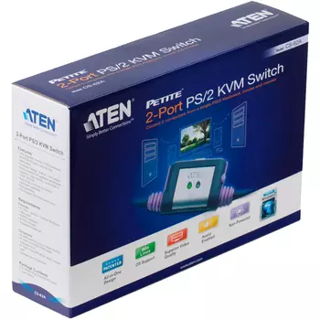 Переключатель ATEN 2 PORT KVM Switch with Audio (CS62A-A7)