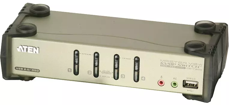Переключатель ATEN CS-1734B 4-port PS/2 / USB 2.0 KVMP