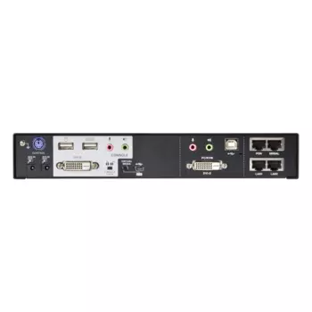 Переключатель KVM (КВМ) ATEN CN8600, 1-ПК, DVI до 1920x1200, клавиатура USB, мышь USB (CN8600-AT-G)