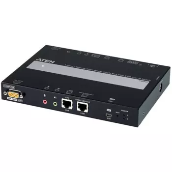 Переключатель KVM (КВМ) ATEN CN9000, 1-ПК, VGA до 1920x1200, клавиатура USB, мышь PS/2 (CN9000-AT-G)
