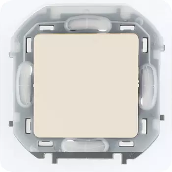 Переключатель Legrand Inspiria, 1кл., скрытый монтаж, механизм с накладкой без рамки, слоновая кость (673671)