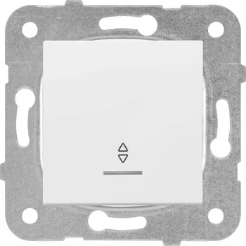 Переключатель Panasonic Karre&amp;Arkedia, 1кл., индикатор/подсветка, скрытый монтаж, механизм с накладкой без рамки, бежевый (WKTT00042WH-RU)