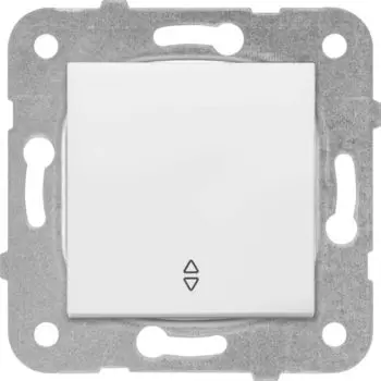 Переключатель Panasonic Karre&amp;Arkedia, 1кл., скрытый монтаж, механизм без накладки и рамки, белый (wktt00032wh-ru)