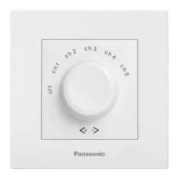 Переключатель Panasonic Karre Plus, 1кл., скрытый монтаж, в сборе, белый (WKTC05632WH-RU)