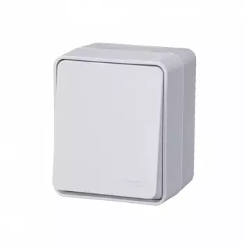 Переключатель Schneider Electric AtlasDesign Profi54 ATN540161, 1кл., открытый монтаж, в сборе, белый (ATN540161)
