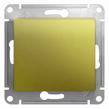 Переключатель Schneider Electric GLOSSA, 1кл., скрытый монтаж, механизм с накладкой без рамки, фисташковый (GSL001061)