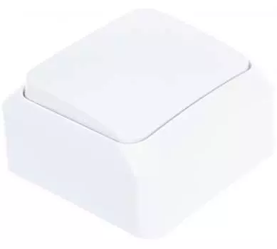 Переключатель Schneider Electric Этюд, 1кл., открытый монтаж, в сборе, белый (BA10-004B)