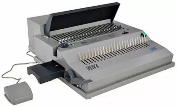 Переплетчик на пластиковую пружину DSB CB-240Е, перфорация 25 листов, переплет 500 листов, пружина до 51мм (CB-240Е)