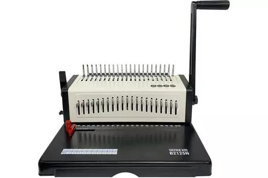Переплетчик на пластиковую пружину Office Kit B2125N, перфорация 23 листов, переплет 500 листов, пружина до 5.1 см (B2125N)