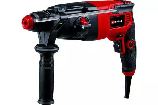 Перфоратор EINHELL TC-RH 620 4f kit, сетевой, SDS-Plus, 620 Вт, 2.2 Дж, 1250 об/мин, 5000 уд/мин, пластиковый кейс, 2.8 кг (4257992)