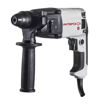 Перфоратор Интерскол П-18/450ЭР, сетевой, SDS-Plus, 450Вт, 1.2 Дж, 1650 об/мин, 7500 уд/мин, кейс, 2кг (66.0.3.00)