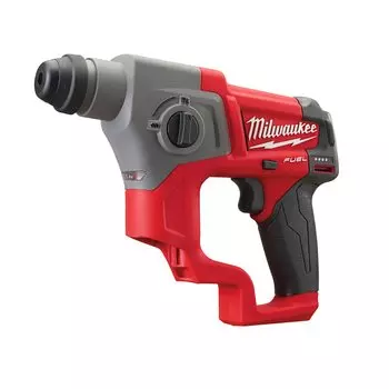 Перфоратор Milwaukee M12 CH-0 FUEL, аккумуляторный, SDS-Plus, 1.1 Дж, 900 об/мин, 6575 уд/мин, 12V, Li-Ion, 1.9 кг (4933441947) поставляется без аккумуляторов и зарядного устройства