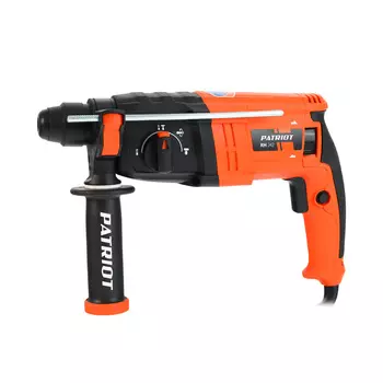 Перфоратор PATRIOT RH 242 The One, сетевой, SDS-Plus, 720Вт, 2.5 Дж, 2000 об/мин, 6300 уд/мин, кейс, 3.9кг (140301326)