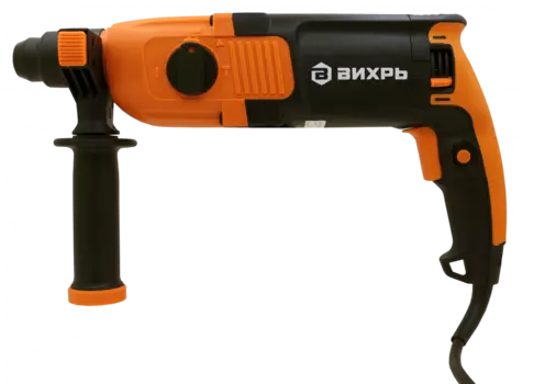 Перфоратор ВИХРЬ П-850К, сетевой, SDS-Plus, 850Вт, 3.2 Дж, 1100 об/мин, 5200 уд/мин, пластиковый кейс, 2.8кг (72/3/10)