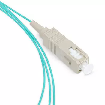 Пигтейл Cabeus PT-SC-50, SC/UPC, многомодовый, 50/125, OM3, 1.5 м, LSZH, бирюзовый (PT-SC-50)