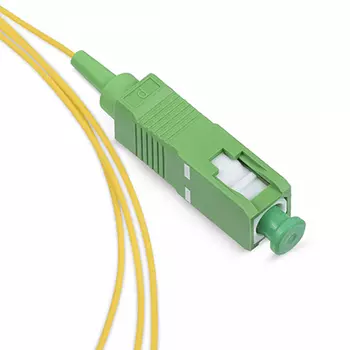 Пигтейл Cabeus PT-SC/APC-9-1,5m, SC/APC, одномодовый, 9/125, OS2, 1.5 м, LSZH, желтый (PT-SC/APC-9-1,5m)