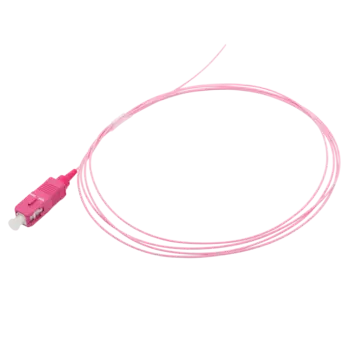 Пигтейл LANMASTER, SC/PC, многомодовый, 50/125, OM4, одинарный, 1.5м, пурпурный (LAN-PIG-SC OM4-1.5)