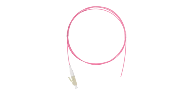 Пигтейл NIKOMAX, LC/UPC, многомодовый, 50/125, OM4, одинарный, 1м, розовый, LSZH, 2шт (NMF-PT1M4C0-LCU-XXX-001-2)