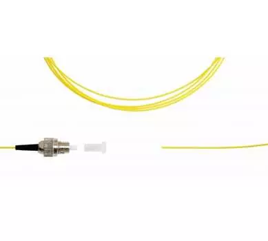 Пигтейл TopLan, FC/UPC, одномодовый, 9/125, OS2, одинарный, 100м, желтый (PT-TOP-OS2-FC/U-100)