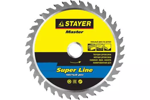 Пильный диск STAYER Expert, 230мм x 32/30 по дереву, точный рез, 48Т, 1шт. (3682-230-32-48_z01)