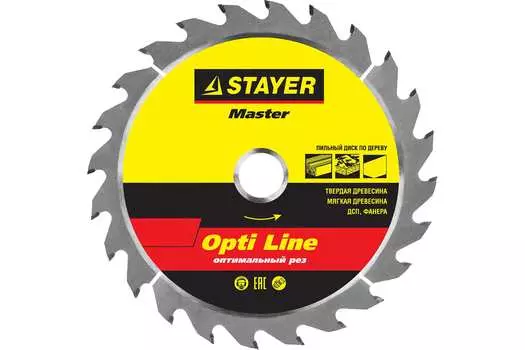 Пильный диск STAYER Optima, 230мм x 32/30 по дереву, оптимальный рез, 36Т, 1шт. (3681-230-32-36_z01)
