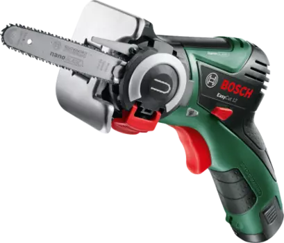 Пила цепная BOSCH EasyCut 12, аккумуляторная, 12В, 2.5 А·ч, Li-Ion, 1кг (06033C9020)