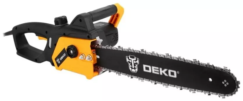 Пила цепная Deko DKEC16, 1.6 кВт, шина 40.5 см, шаг 3/8 дюйма, 4 кг (063-4246)