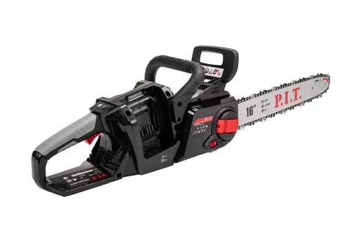Пила цепная P.I.T. PKE20H-405A SOLO, 1.6 кВт, бесщеточный, шина 40 см, шаг 3/8 дюйма, аккумуляторная, 40 В, Li-Ion, 3.15 кг, без АКБ и ЗУ (PKE20H-405A)