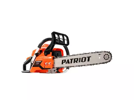 Пила цепная PATRIOT PT 3816 + Топор плотницкий Patriot APF-600, 1.47 кВт, 2 л.с., бензиновая, шина 40 см, шаг 3/8 дюйма, емкость топливного бака 340 мл, 4.5 кг (220105521)