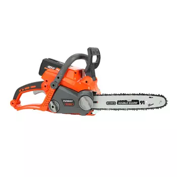 Пила цепная PATRIOT СS 402XL, шина 45см, шаг 3/8 дюйма, аккумуляторная, 40В, 2.5 А·ч, Li-Ion, АКБ+З/У (220201402)