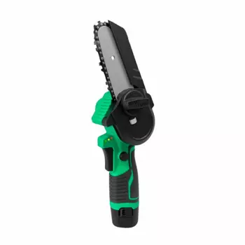 Пила цепная Zitrek GreenSaw 12, щеточный, шина 10 см, шаг 1/4 дюйма, аккумуляторная, 12 В, 1.5 А·ч, Li-Ion, 1 кг, 2 АКБ+ЗУ (082-1859)