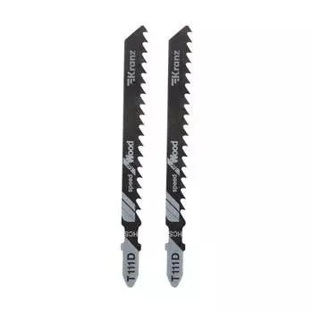 Пилка для лобзика Kranz T111D L10 см, быстрый рез, по дереву, 2 шт. (KR-92-0319)