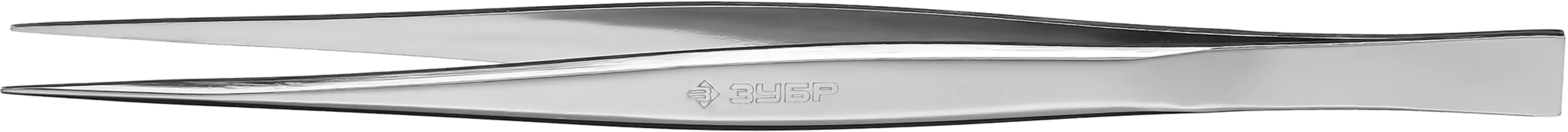 Пинцет ЗУБР Профессионал 22211-1-160, 165мм, прямой, сталь (22211-1-160)